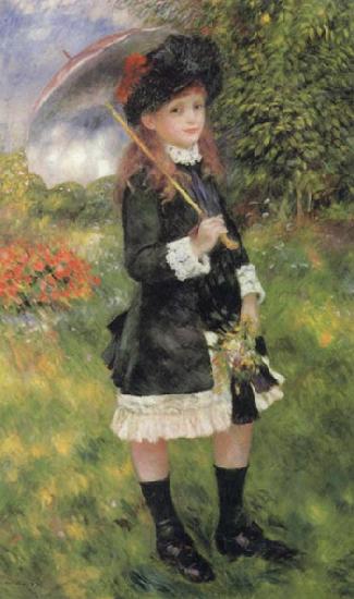 Pierre Renoir Girl with Parasol (Aline Nunes) Spain oil painting art